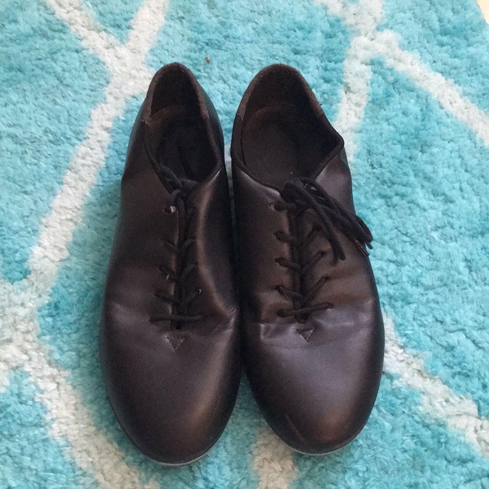 Black tap shoes